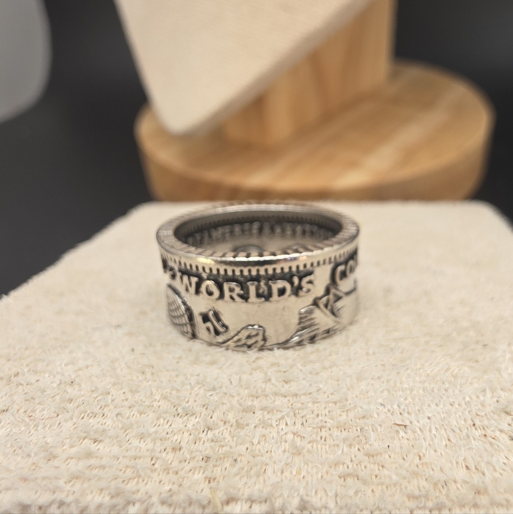 Silver Coin Ring (2191)
